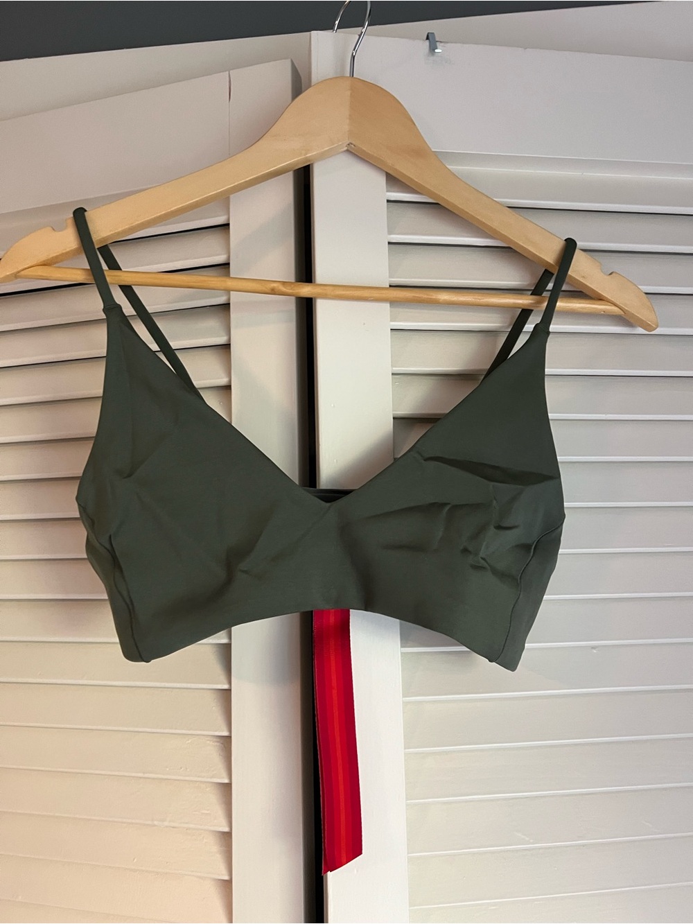 Left On Friday Sunday Bikini Top Agave Green Size L